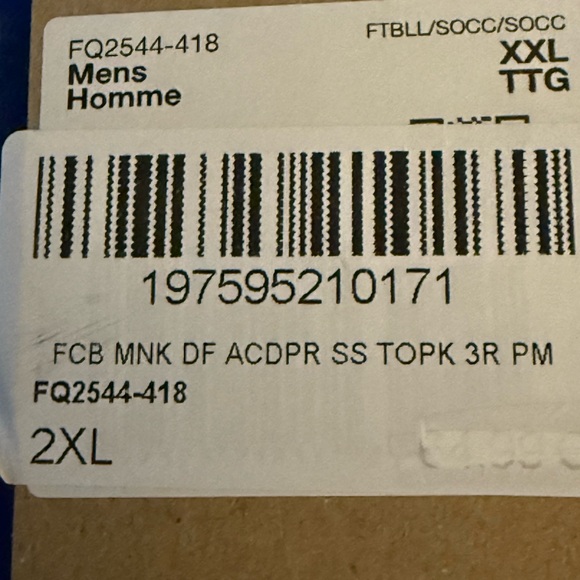 Stadium Collection FC Barcelona Pre-Match third Shirt 24/25 Size XXL NWT Nike - Picture 10 of 11